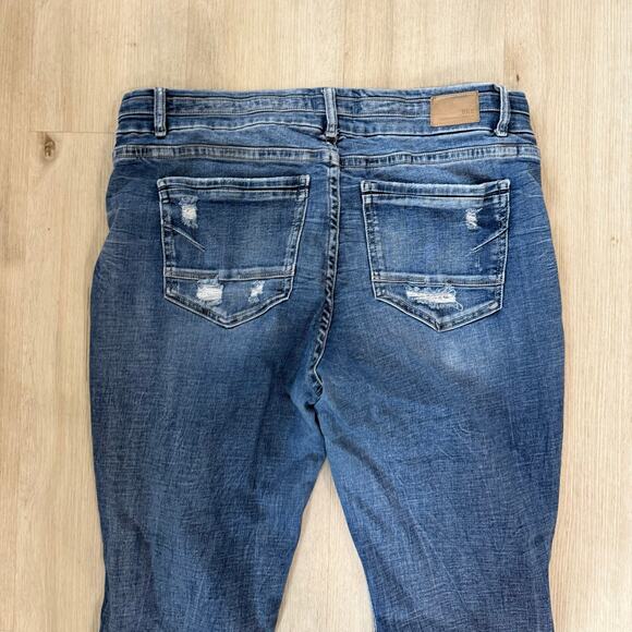 Buckle BKE Payton Mid Rise Bootcut Stretch Jeans Castillo Wash Distressed 38 - Picture 6 of 8
